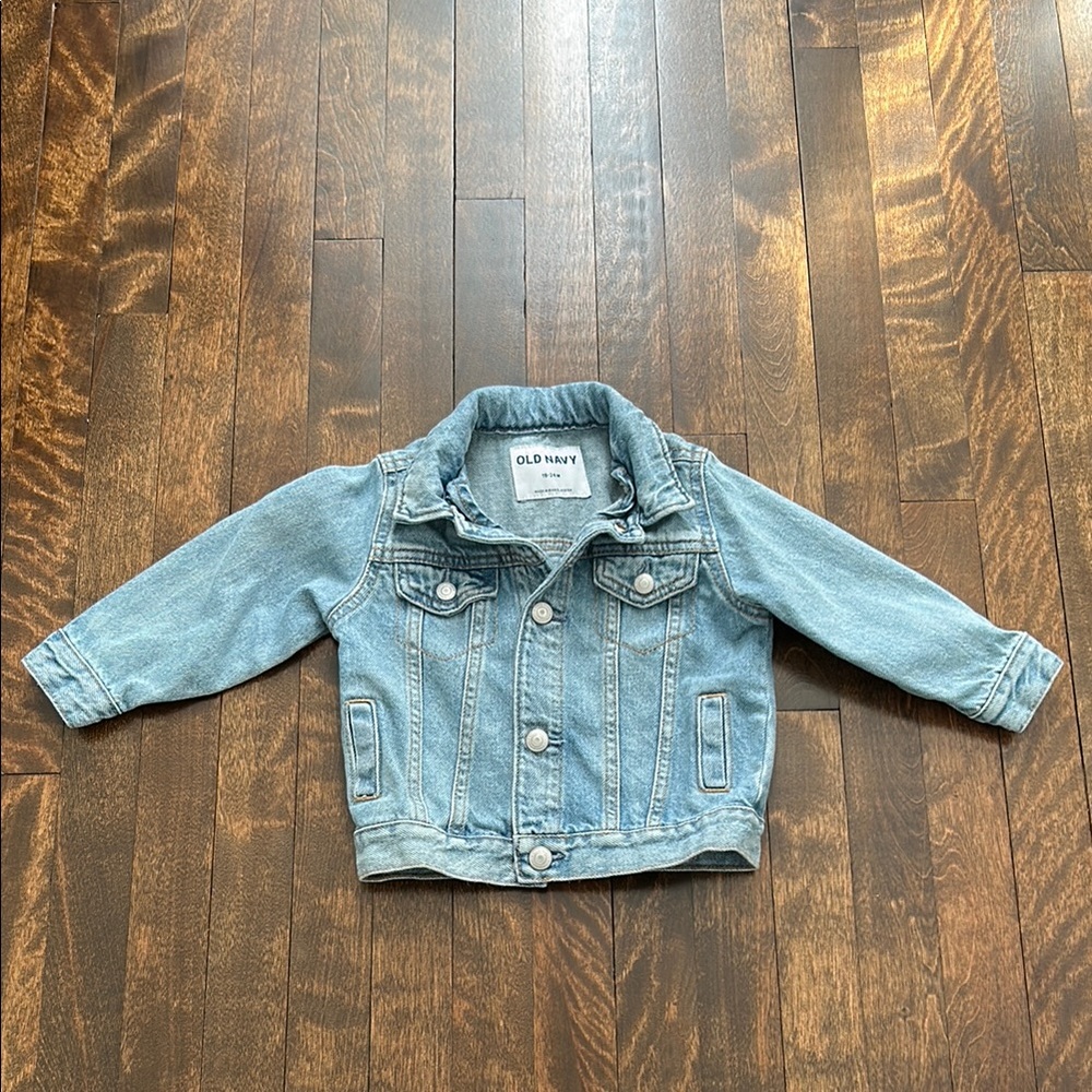 18-25M Old Navy Kids Denim Jacket - Light Blue